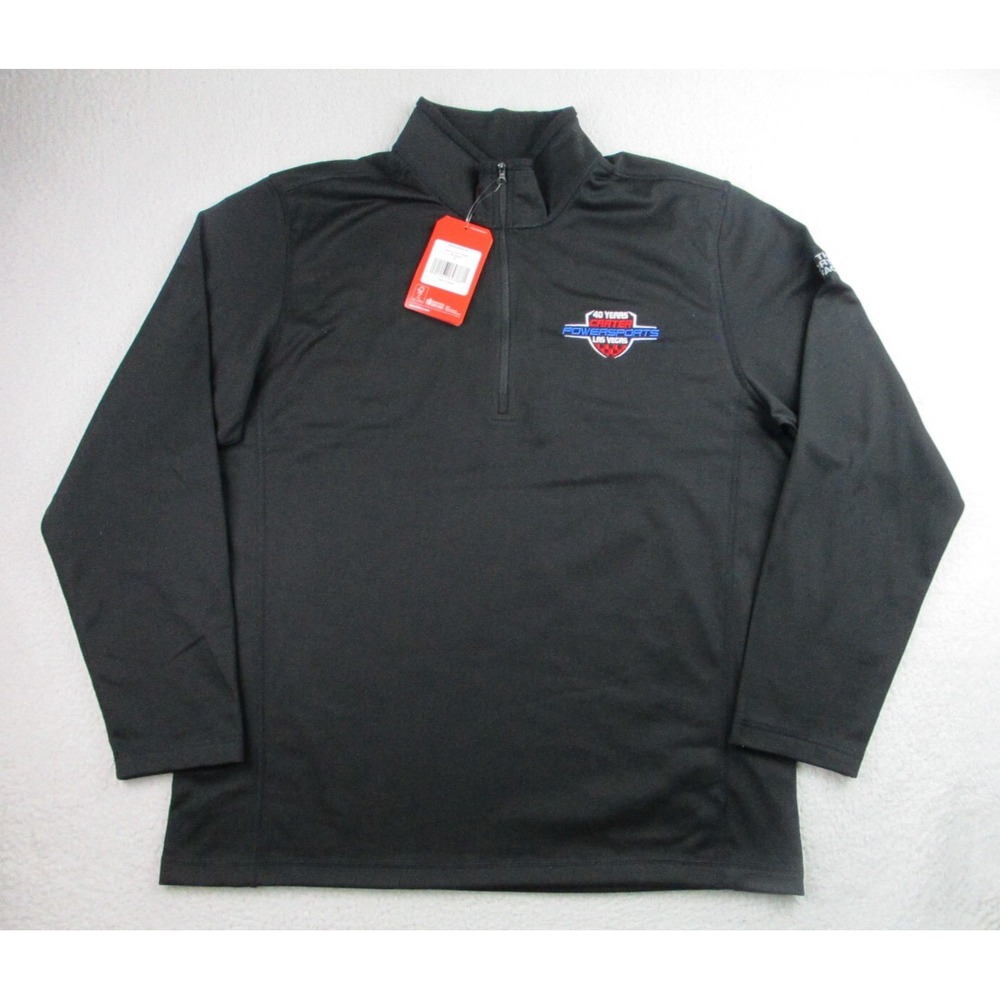 NWT The North Face Tech Shirt Mens XL Black Fleece L/S Pullover 1/4 Zip Outdoor‎